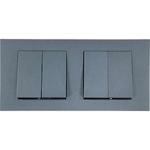 Ovivo Grano Füme İkili Set Komütatör + Komütatör
