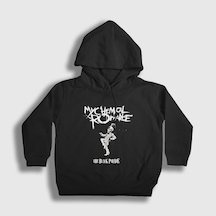 Presmono Unisex Çocuk Parade My Chemical Romance Kapüşonlu Sweatshirt Siyah