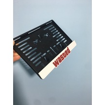 Wasted Pleksi Motor Plakalığı