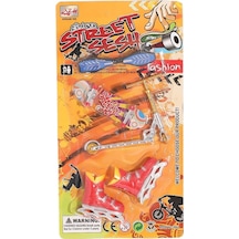 Kzl-012-a7 Kartela Kaykay Paten Scooter Oyun Seti -kızılkaya Kırmızı
