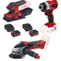 Einhell Te-ci bl Vidalama TE-AG 18/115 Taşlama TC-OS 18/187 2x4.0