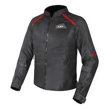 Ls2 Breeze Tam Yazlık Siyah - Kırmızı Motosiklet Montu