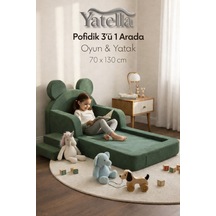 Yatella Pofidik 3'ü 1arada Oyun & Yatak 70 X 130 CM Yeşil