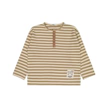 Civil Boys Çizgili Sahte Patlı 6-9 Yaş Sweatshirt Kahverengi