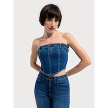LOFT Slim Fit Kadın Büstiyer Lf2036242 Q1.v1 Denim
