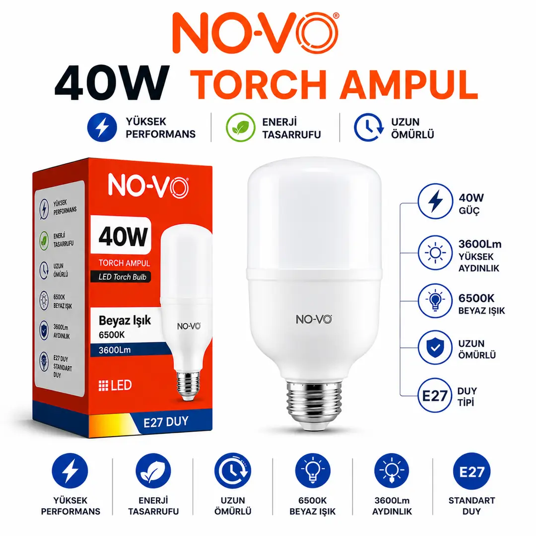Novo 40w Kristal Torch Ampul 1