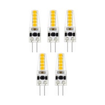 1.5 W 220 V G4 Duy Led Kapsül Avize Ampulü 6500K Beyaz Işık KES006 5 Adet