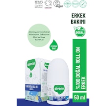 Siveno %100 Doğal Roll On Erkek Deodorant Ter Kokusu Önleyici Bitkisel Leke Bırakmayan Vegan 50 ML
