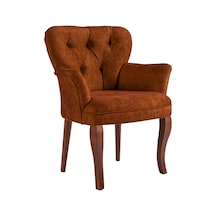 Comfortcraft Luxe Berjer - Kafe Otel Mutfak Sandalyesi Tekli Koltul Kiremit