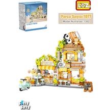 Loz Street Mini Serisi Cafe 1077 Parça Oyuncak Yapım Seti Fflz-1382