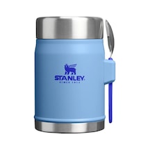 Stanley Klasik Paslanmaz Çelik Yemek Termosu Kaşıklı 0,40 Lt - Blue Sky Mavi