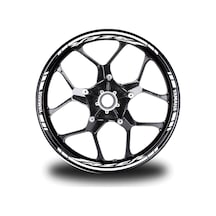 Beyaz Yamaha Fazer Takım Jant Sticker Etiket
