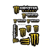 Monster Sponsor Tasarım A4 Çoklu Sticker Seti 28 Diğer