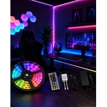 Lb 5 Metre Rgb Led Şerit Kumandalı 5050 Renk Değiştiren Led Strip