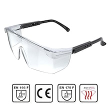 İş Güvenlik Gözlüğü Antifog Buğusuz Koruyucu Gözlük S400 Şeffaf N11.4777