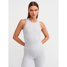 Dilvin Yaka Fitilli Atlet Gri Melanj