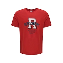 Reebok Centa Tee Lc 6164 0 Yaka Erkek Tshirt - Kirmizi Kirmizi