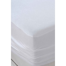 Bebesi Sıvı Geçirmez Fitted Çift Kişilik Alez 220x200+30 Cm Micro Kumaş Beyaz