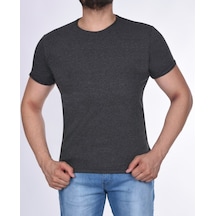 Black Steel Süprem Kısa Kol Pis Dikiş Slimfit Düz Tshırt-1884 (486520446)