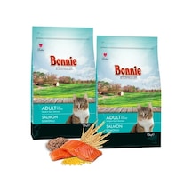 Bonnie Somonlu Yetişkin Kedi Maması 1,5 Kg X 2 Adet