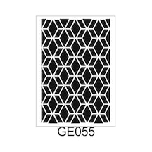 Geometrik Desenler Stencil Şablon 25X35 Ge-055