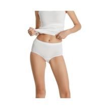 Blackspade Kadın Slip Büyük Beden Külot Essential 1307 Beyaz