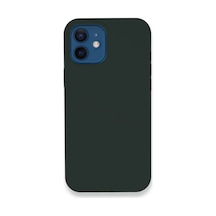 İphone 12 Kılıf Lansman Legant Silikon - Koyu Yeşil Çok Renkli Diğer