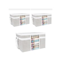 Pencereli Kazak Hurcu Gri 45 *40 * 30 (3 Adet) Gri