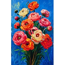 5d Elmas Boncuk Taş Işleme Mozaik Goblen Kit Kanvas Tablo 30x40cm Gd88589 Diamond Painting