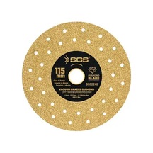 Sgs2240 - 115mm Profesyonel Dekton Porselen Hassas Elmas Kesici Gold
