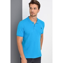 T8561 Dewberry Erkek Tshırt-mavi Mavi