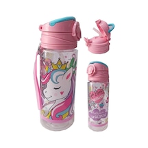Kız Çocuk Unicorn Matara 500 ML 1 Adet Lisanslı Suluk Okul Matarası Öğrenci Suluğu