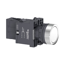 Schneider Electric XA2EW31M1 Beyaz ışıklı yaylı buton- Ø22 - - 22
