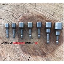 Baytec Manyetik Lokma Seti Bits Uç Somun Sıkma Uç Seti 7 Pcs
