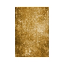 Kartela Halı Grunge Halı Kaymaz Taban Makinede Yıkanabilir Halı Hardal Sarısı - 120 X 180 Cm