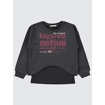 Civil Girls Kız Çocuk Sweatshirt 10-13 Yaş Açık Füme Açık Füme Civil Girls Kız Çocuk Sweatshirt 10-13 Yaş Açık Füme Açık Füme