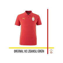 Galatasaray Lisanslı Puma A Takım Polo Galatasaray Yazılı Kırmızı T-shirt Kırmızı