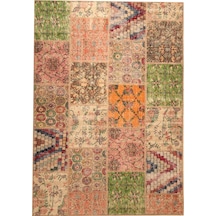 Patchwork El Dokuma Anadolu Halısı (431074443) Çok Renkli