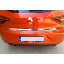 Renault Clio 5 Formlu Krom Bagaj Alt Çıta 2020 Paslanmaz Çelik N11.5132