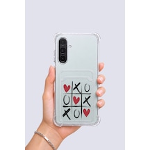 Samsung Galaxy Uyumlu A36 Kartlıklı Xoxo Desenli Kılıf