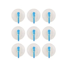 9'lu Eko Vantuz Askı Şeffaf 2,5 Cm Royaleks-sf-855 Şeffaf