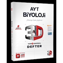 3d Ayt Biyoloji Defter Video Destekli