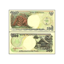 Endonezya 1992 Yılı 500 Rupiah Kağıt Para Çil Unc Koleksiyon Para