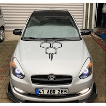 Hyundai Accent Era Batman Yarasa Ayna Kapağı Piano Black Abs Plas