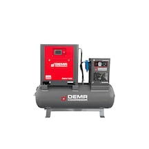 Demr Kompresör 10 Hp 500 Lt Depo Üstü İnvertörlü Vidalı Hava Kompresörü