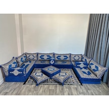 Coton Şark Köşesi 20cm Minderli Konsept Mavi