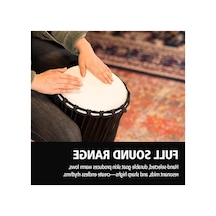 25 Cm Tuned Djembe Davul, Maun Ahşap İle Çocuklar İçin