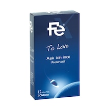 Fe To Love Aşk için İnce Prezervatif 12'li