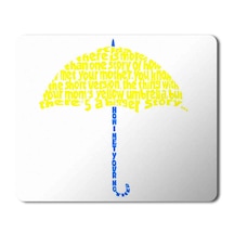 How I Met Your Mother Yellow Umbrella El İşi Mouse Pad Mousepad