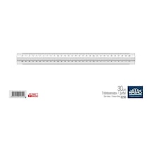 Hatas 30 Cm Tribldesimetre / Şeffaf Çok Renkli